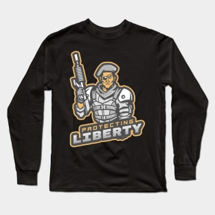 The Man With A Rifle Long Sleeve T-Shirt